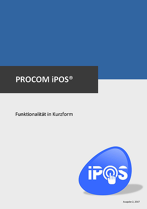 PROCOM iPOS Kassensysteme - Funktionalität in Kurzform