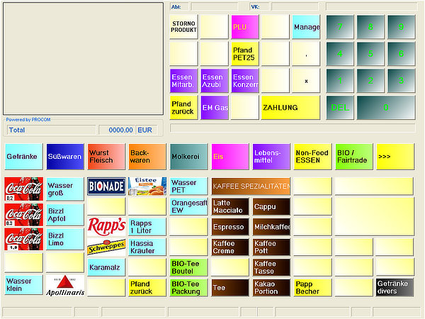 iPOS Kassensoftware - Layoutbeispiel 7